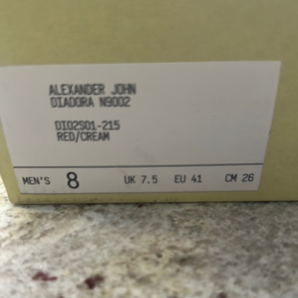 Diadora Sneakers by Alexander John worn once. - Picture 3 of 6